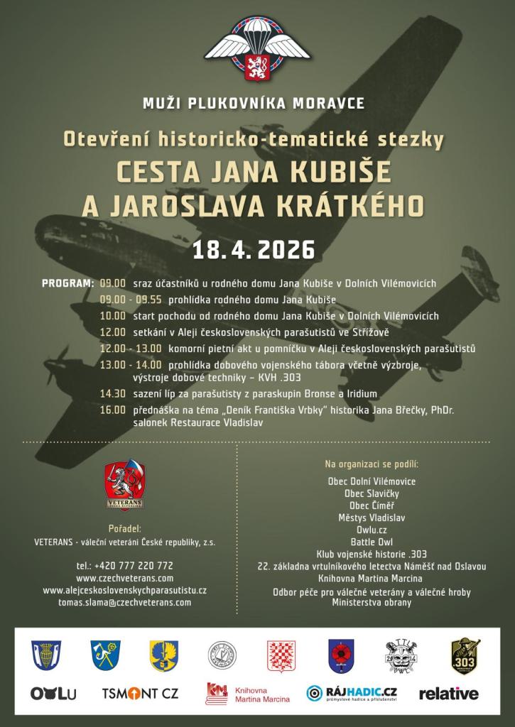 Cesta Jana Kubiše a&nbsp;Jaroslava Krátkého